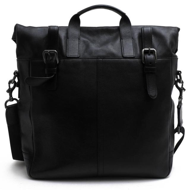 ○コーチ COACH 牛革 グレイン型押し トートバッグ 61059 2WAY ショルダーバッグ シボ革 シュリンクレザー メンズ 【中古】 中古_1