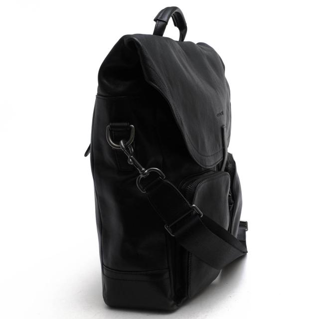 ○コーチ COACH 牛革 グレイン型押し トートバッグ 61059 2WAY ショルダーバッグ シボ革 シュリンクレザー メンズ 【中古】 中古_2