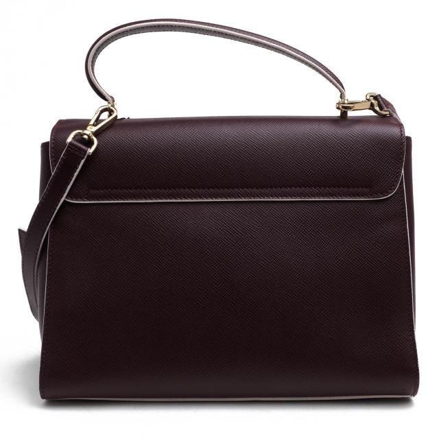 ○セラピアン SERAPIAN サフィアーノ 牛革 ハンドバッグ Audrey bag