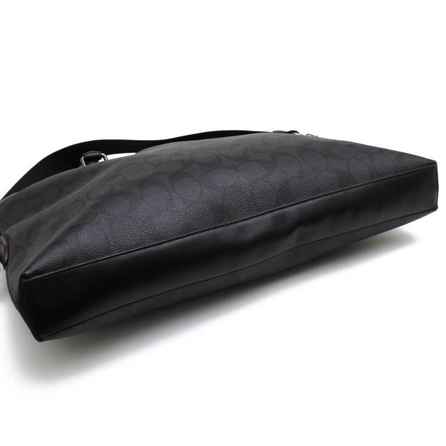 ○コーチ COACH シグネチャーコーテッドキャンバス 牛革 カーフ