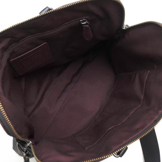 ○コーチ COACH シグネチャーコーテッドキャンバス 牛革 カーフ