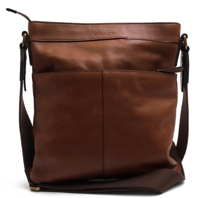 ○コーチ COACH ソフトポートレザー 牛革 ショルダーバッグ 70710 Bleecker Scout Bag ブリーカー スカウト バッグ クロスボディ   中古