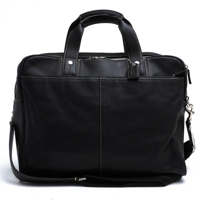 ○コーチ COACH ナチュラルグラブタンレザー 牛革 ビジネスバッグ F70094 Trans Atlantic Large Commuter トランス アトランティッ 中古