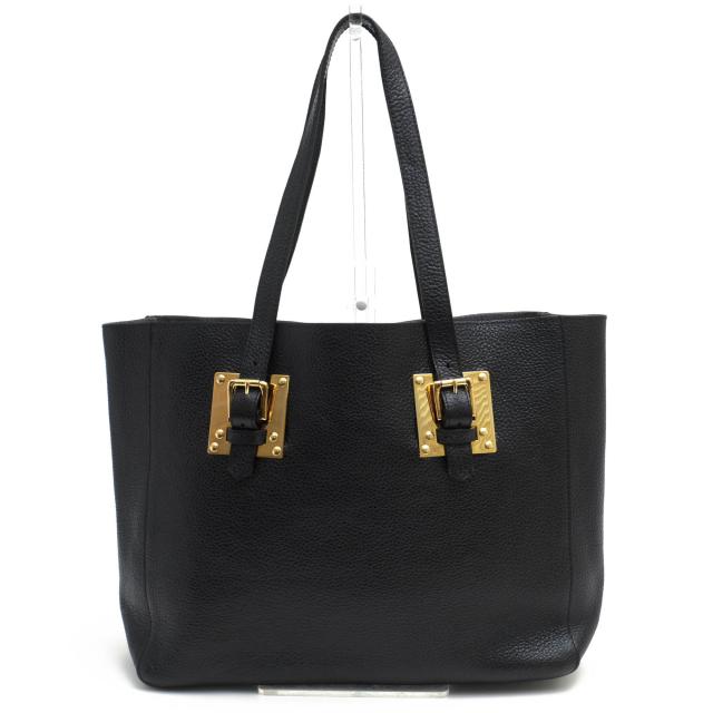 ○ソフィーヒュルム Sophie Hulme 牛革 トートバッグ Albion East/West Leather Tote アルビオン 肩掛け ワンショルダーバッグ シ  中古