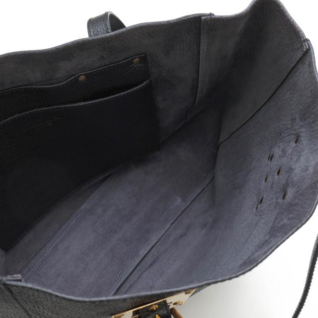 ○ソフィーヒュルム Sophie Hulme 牛革 トートバッグ Albion East/West Leather Tote アルビオン 肩掛け ワンショルダーバッグ シ  中古_7