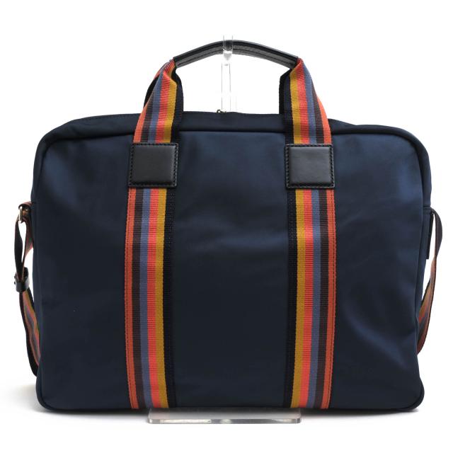 ○ポールスミス Paul Smith 一部牛革 ビジネスバッグ PSN213 ライトウェイトナイロンウェビング 2WAY ショルダーバッグ メンズ 【 中古_1