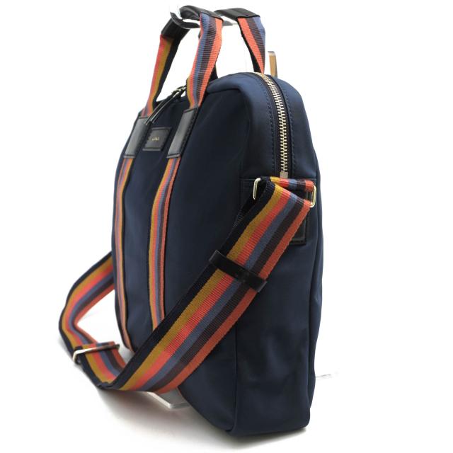 ○ポールスミス Paul Smith 一部牛革 ビジネスバッグ PSN213 ライトウェイトナイロンウェビング 2WAY ショルダーバッグ メンズ 【 中古_3