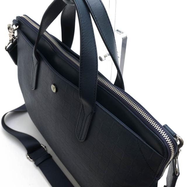 ○エルイーディーバイツ L.E.D.BITES ベジタブルタンニン鞣し牛革 ビジネスバッグ GRELE A4サイズ収納可 2WAY ショルダーバッグ メ 中古