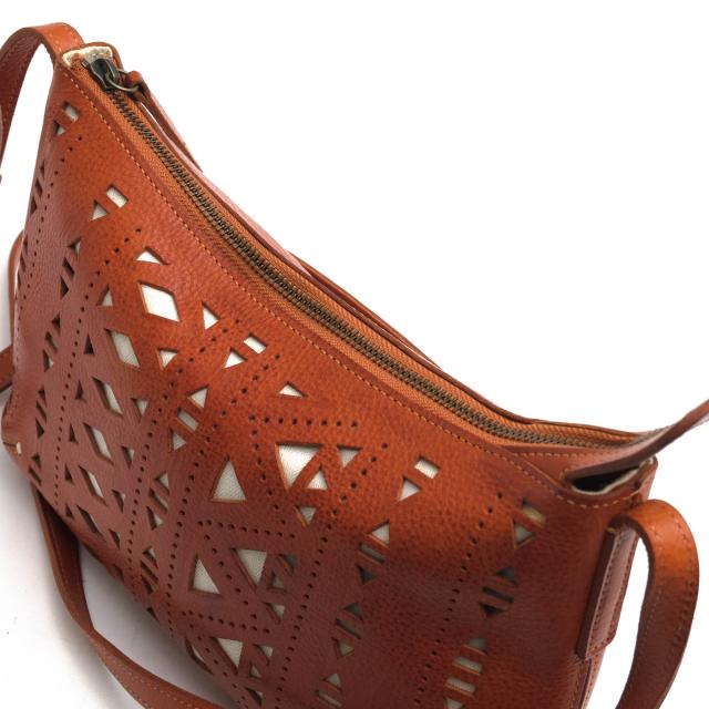 ○ゲンテン genten ミネルヴァボックス 牛革 ショルダーバッグ AFRICAN