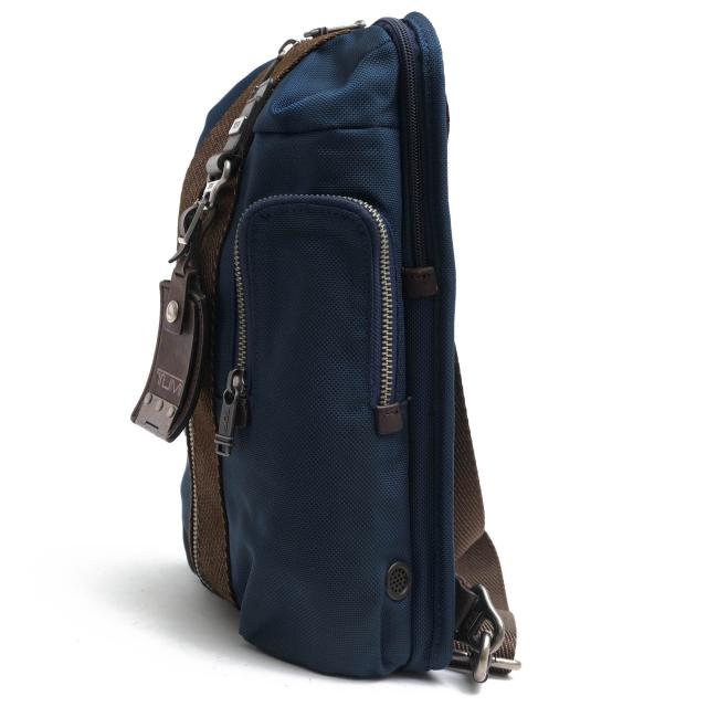 ○トゥミ TUMI バリスティックナイロン ナパレザー 牛革 ショルダーバッグ 22318BTH ALPHA BRAVO アルファ ブラヴォ モントレー ス 中古_1