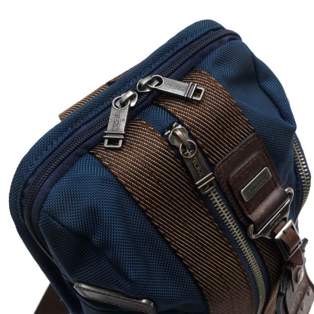 ○トゥミ TUMI バリスティックナイロン ナパレザー 牛革 ショルダーバッグ 22318BTH ALPHA BRAVO アルファ ブラヴォ モントレー ス 中古_4