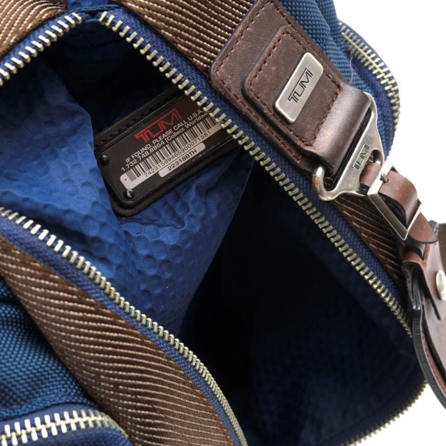 ○トゥミ TUMI バリスティックナイロン ナパレザー 牛革 ショルダーバッグ 22318BTH ALPHA BRAVO アルファ ブラヴォ モントレー ス 中古_8