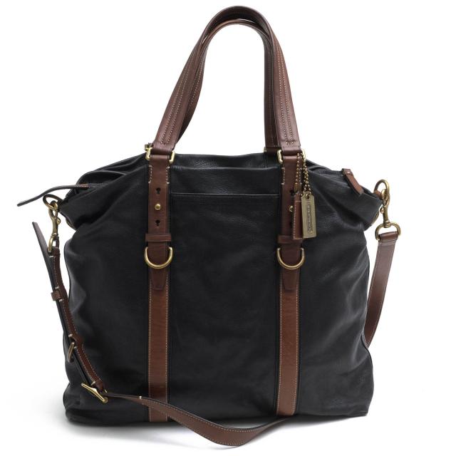 ○コーチ COACH 牛革 カーフ トートバッグ 70191 HARRISON East West Satchel ハリソン イーストウエスト サッチェル A4サイズ収納 中古
