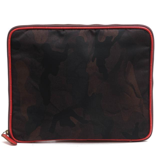 ○フェリージ Felisi 伊リモンタ社ナイロン バケッタレザー 牛革 セカンドバッグ/クラッチバッグ 821/2/CF+SA タブレットケース 迷 中古