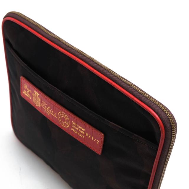 ○フェリージ Felisi 伊リモンタ社ナイロン バケッタレザー 牛革 セカンドバッグ/クラッチバッグ 821/2/CF+SA タブレットケース 迷 中古