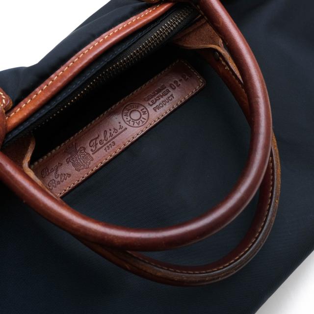 ○フェリージ Felisi 伊リモンタ社ナイロン バケッタレザー 牛革 ビジネスバッグ 02/23/DS メンズ 【中古】 中古