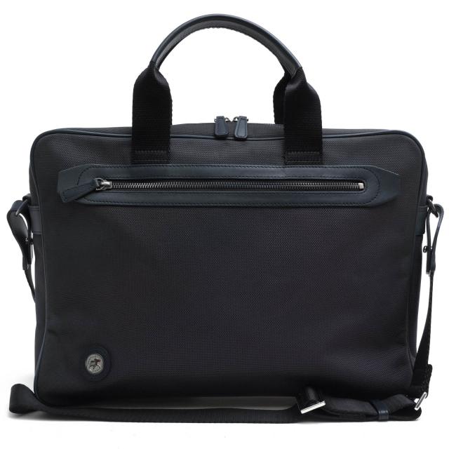 ○ハンティングワールド HUNTING WORLD 牛革 ビジネスバッグ 551701 A4サイズ収納可 2WAY ショルダーバッグ メンズ 【中古】 中古