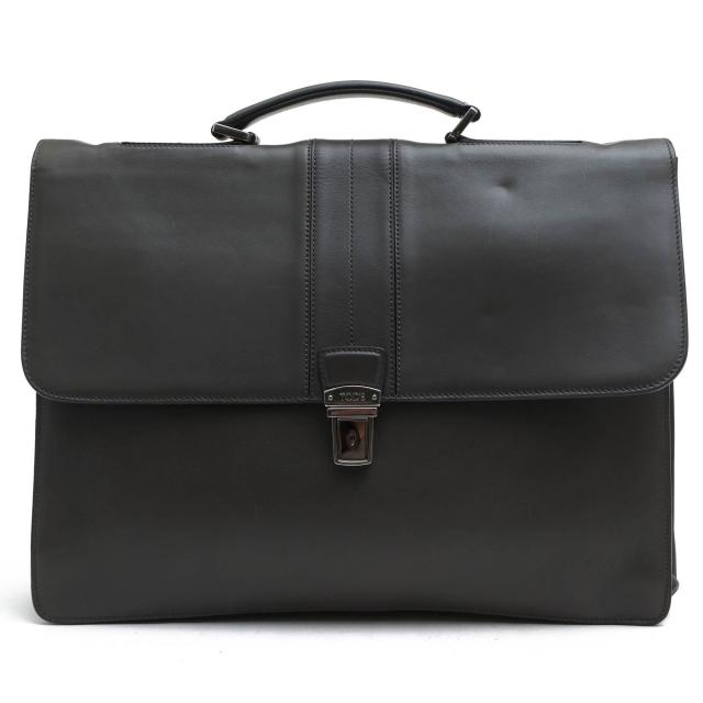 ○トッズ TOD'S 牛革 カーフ ビジネスバッグ A4サイズ収納可 メンズ