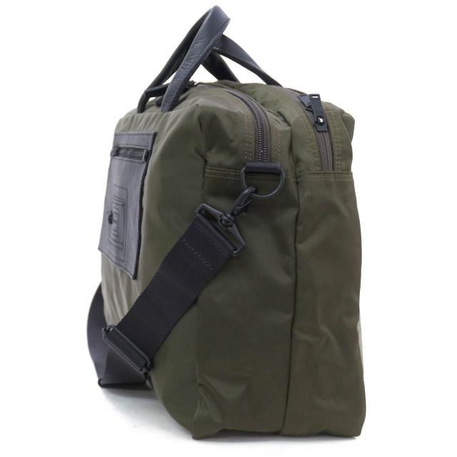 ○ポーター 吉田カバン PORTER ナイロンツイル ボストンバッグ 857-07479 FLY BOSTON BAG S フライ 2WAY ショルダーバッグ シボ革  中古_3