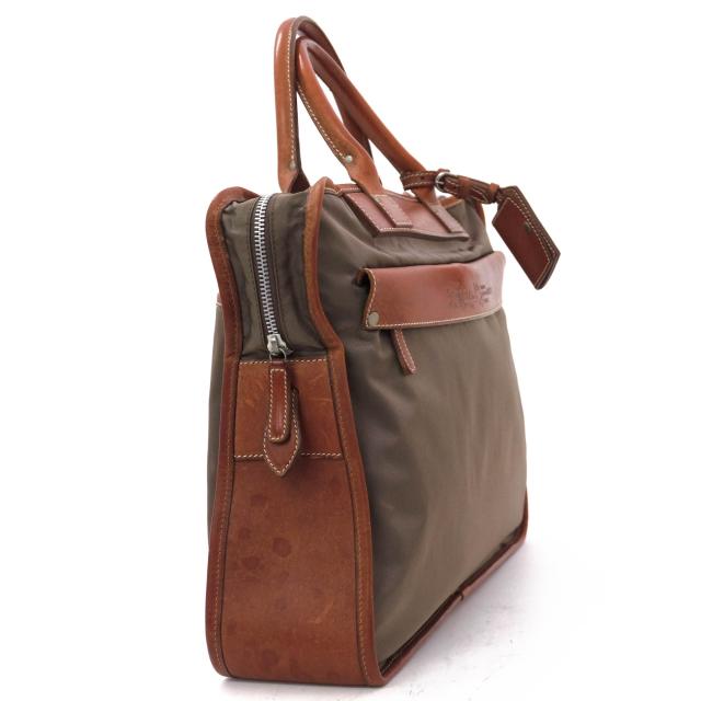 ○フェリージ Felisi リモンタナイロン バケッタレザー 牛革 ビジネスバッグ 8637/2/DS 定番 メンズ 【中古】 中古