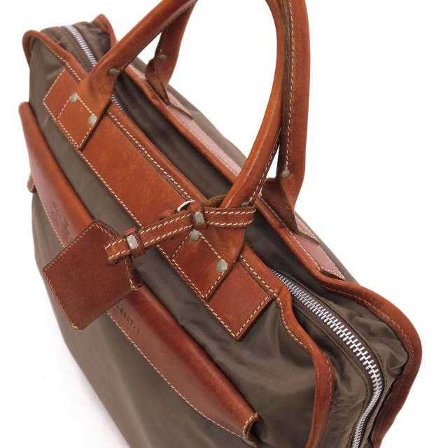 ○フェリージ Felisi リモンタナイロン バケッタレザー 牛革 ビジネスバッグ 8637/2/DS 定番 メンズ 【中古】 中古