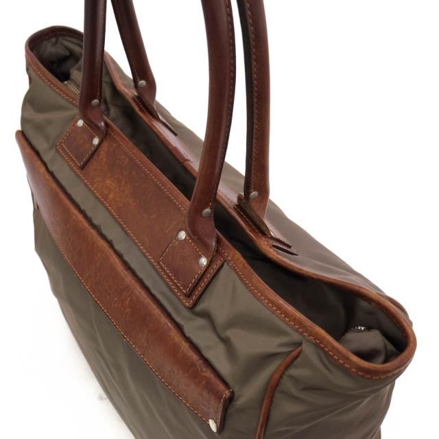 ○フェリージ Felisi ビジネスバッグ 伊リモンタ社ナイロン バケッタレザー 牛革 ビジネスバッグ 14/26/DS ビジネストート 肩掛け  中古