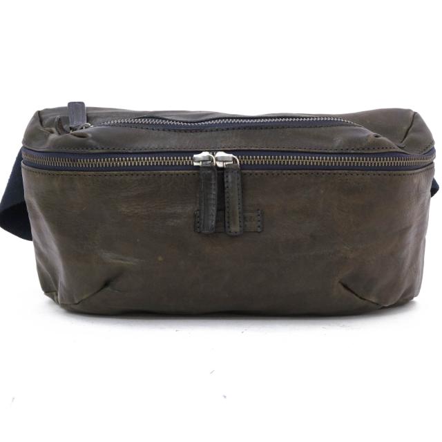 ○ダニエル＆ボブ Daniel＆Bob 牛革 ウエストバッグ GIANNI RODI ジャンニ ロディ ボディバッグ ウォッシュ加工 メンズ 【中古】 中古