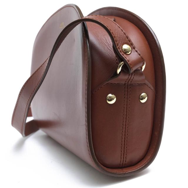 ○アーペーセー A.P.C. イタリア産スムースカーフスキン 牛革 ショルダーバッグ F61048 SAC DEMI-LUNE サック デミ リュンヌ ハー  中古_3