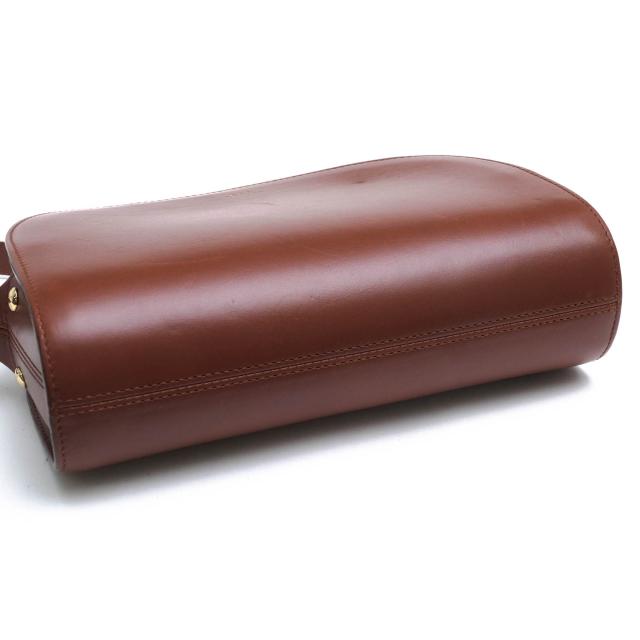 ○アーペーセー A.P.C. イタリア産スムースカーフスキン 牛革 ショルダーバッグ F61048 SAC DEMI-LUNE サック デミ リュンヌ ハー  中古_5