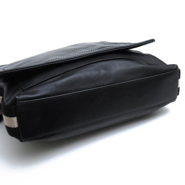 ○バリー BALLY TRAINSPOTTING トレインスポッティング 牛革 カーフ ショルダーバッグ TAN バリーストライプ メッセンジャーバッグ 中古_5
