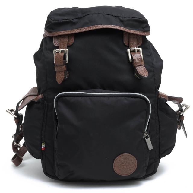 ○オロビアンコ orobianco 伊リモンタ社ナイロン 牛革 リュック AGGUATO-A 01 デイパック メンズ 【中古】 中古