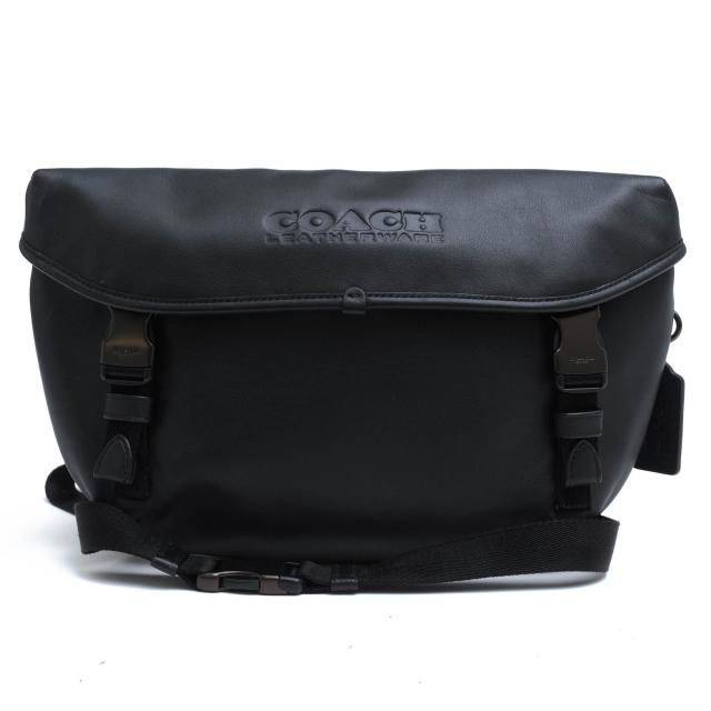 ○コーチ COACH リファインドカーフレザー 牛革 ショルダーバッグ C2293 League Oversized Sling リーグ オーバーサイズド スリン  中古