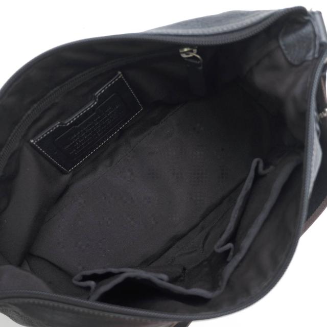 ○コーチ COACH ウェブレザー 牛革 カーフ ショルダーバッグ F70559