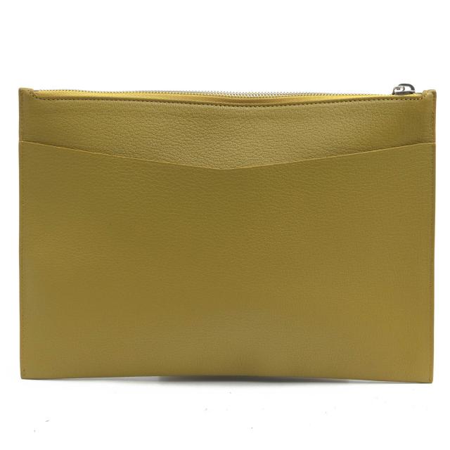 ○ダン吸血鬼 Dunhill 野羊革 ゴートスキン 二つ目御徒面子/クラッチペダル御徒面子 Duke Fine Leather Zip Pouch 公爵 ドキュメントケー 中古
