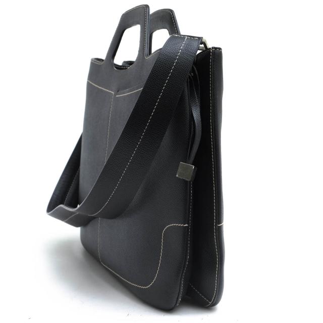 ○バリー BALLY クロスグレインレザー 牛革 ハンドバッグ 2WAY ショルダーバッグ レディース 【中古】 中古_3