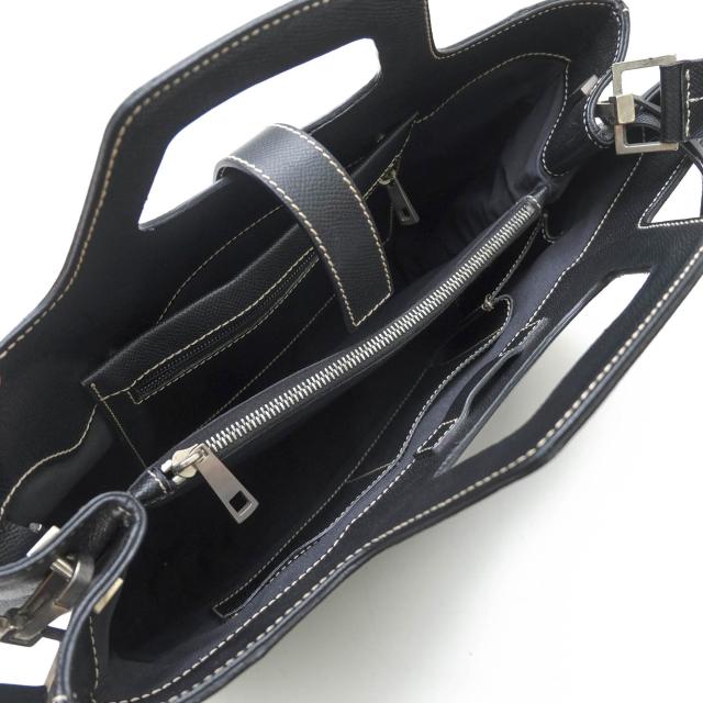 ○バリー BALLY クロスグレインレザー 牛革 ハンドバッグ 2WAY ショルダーバッグ レディース 【中古】 中古_6