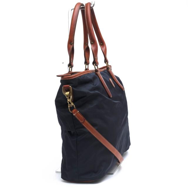 ○フェリージ Felisi 伊リモンタ社ナイロン バケッタレザー 牛革 トートバッグ 13/47/DS A4サイズ収納可 2WAY ショルダーバッグ ユ 中古