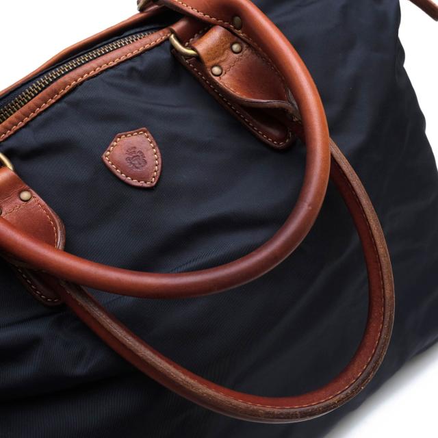 ○フェリージ Felisi 伊リモンタ社ナイロン バケッタレザー 牛革 トートバッグ 13/47/DS A4サイズ収納可 2WAY ショルダーバッグ ユ 中古