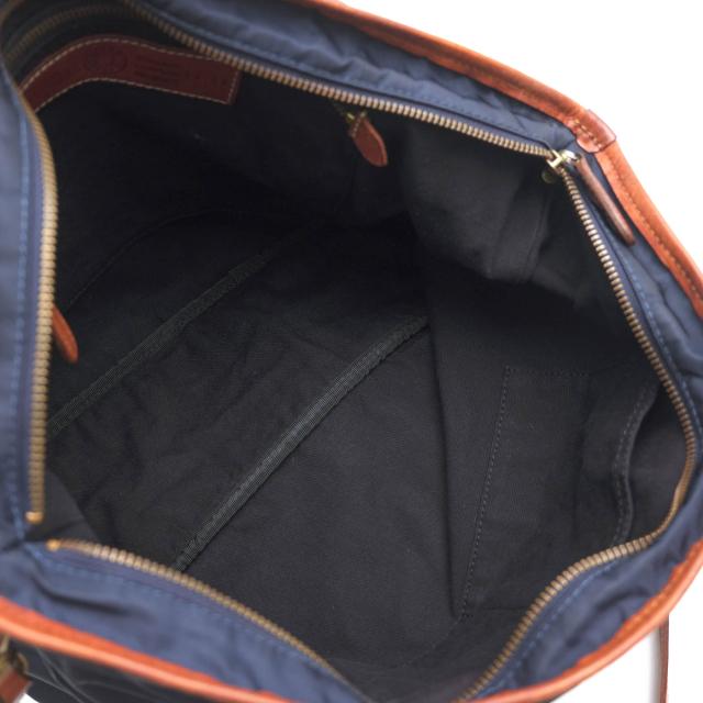 ○フェリージ Felisi 伊リモンタ社ナイロン バケッタレザー 牛革 トートバッグ 13/47/DS A4サイズ収納可 2WAY ショルダーバッグ ユ 中古