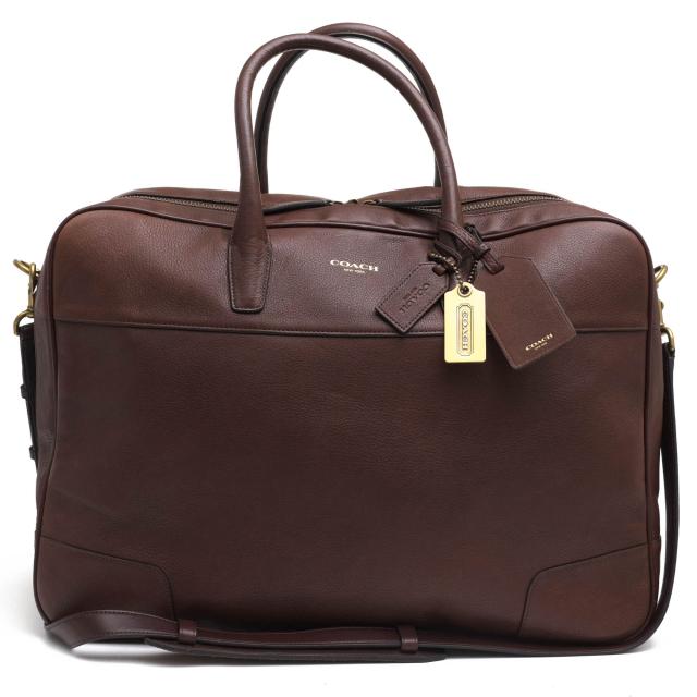 ○コーチ COACH チェルボレザー 牛革 ボストンバッグ 77248 Crosby Leather Soft Suitcase クロスビー ソフト スーツケース 2WAY   中古