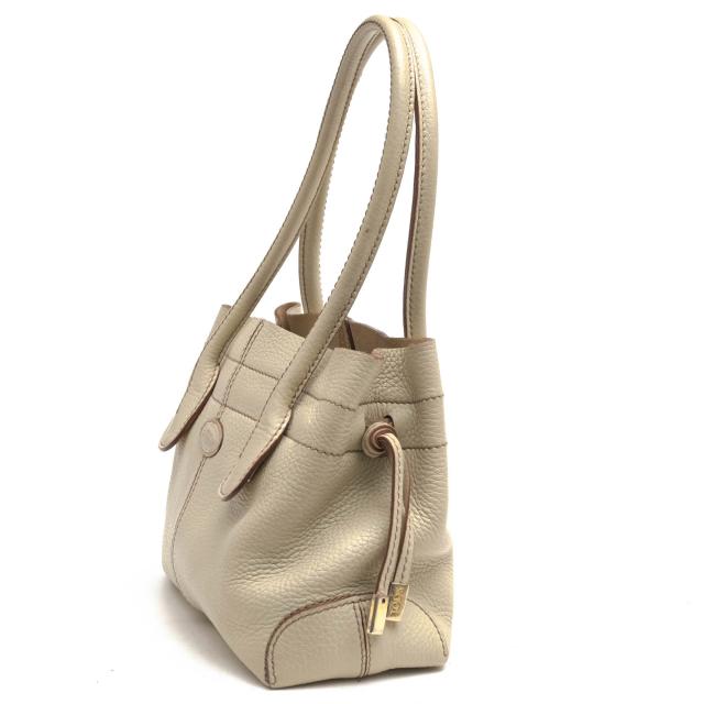 ○トッズ TOD'S 牛革 カーフ トートバッグ Restyled D-Bag Dバッグ 定番 シボ革 シュリンクレザー レディース 【中古】 中古_3