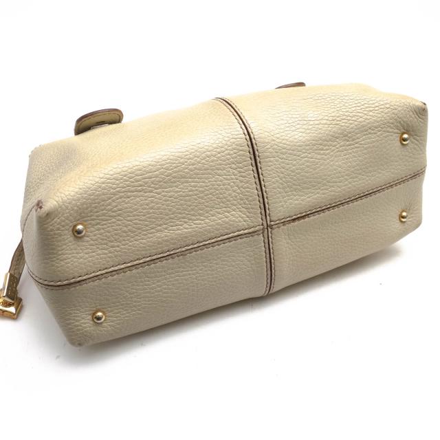 ○トッズ TOD'S 牛革 カーフ トートバッグ Restyled D-Bag Dバッグ 定番 シボ革 シュリンクレザー レディース 【中古】 中古_5