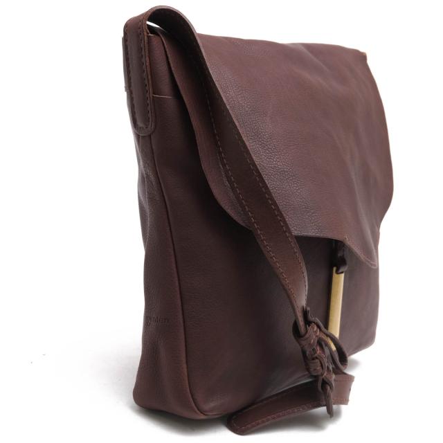 ○ゲンテン genten ベジタブルタンニン鞣し牛革 ショルダーバッグ