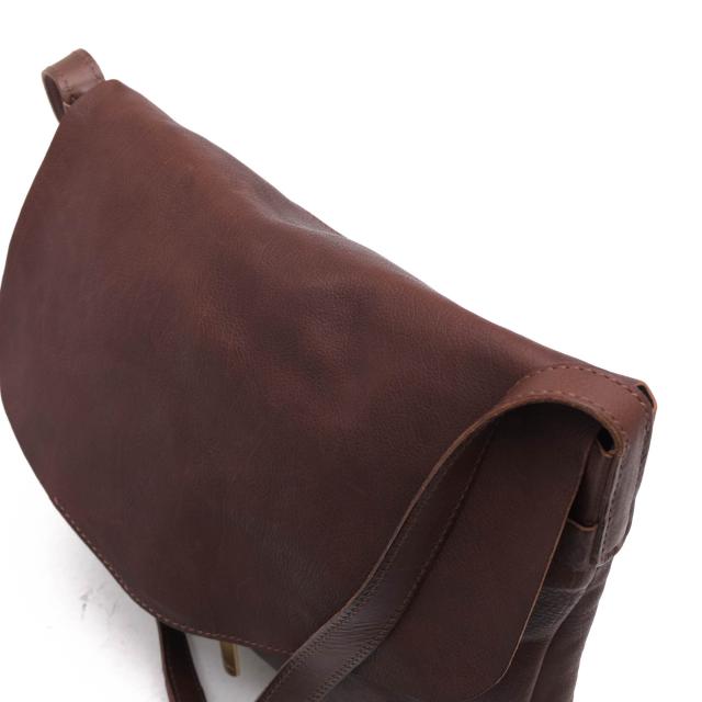 ○ゲンテン genten ベジタブルタンニン鞣し牛革 ショルダーバッグ