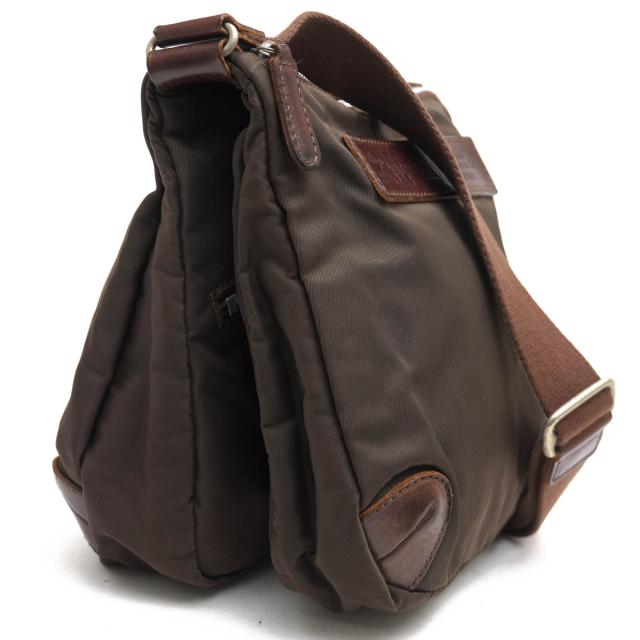 ○フェリージ Felisi 伊リモンタ社ナイロン バケッタレザー 牛革 ショルダーバッグ 04/4-DS メンズ 【中古】 中古