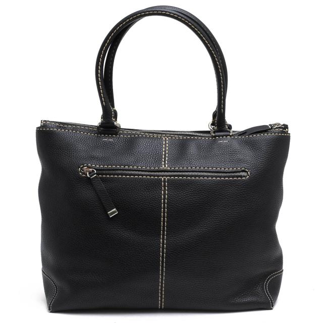 TOD'S トッズ ブラック レザー トートバッグ 山田【Tod's】レザー