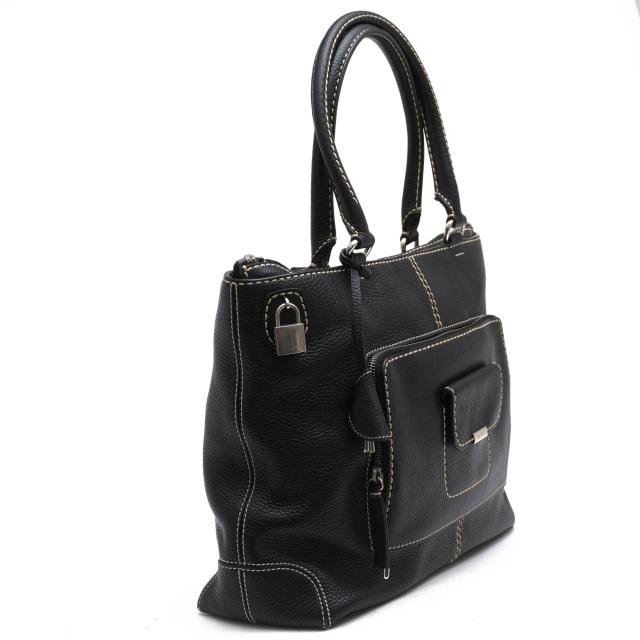 極美品】 TOD's Dバッグ トートバッグ レザー シボ革 a98【極美 極美品】 TOD's Dバッグ トートバッグ レザー シボ革 a98【極美