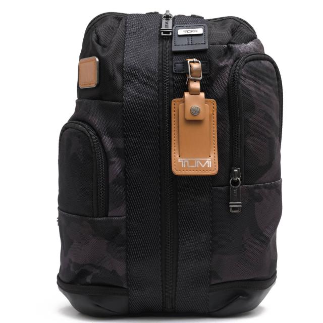 ○トゥミ TUMI FXTバリスティックナイロン 牛革 ショルダーバッグ 2223393GCMO Higgins Sling ボディバッグ 迷彩・カモフラージュ  中古の通販は