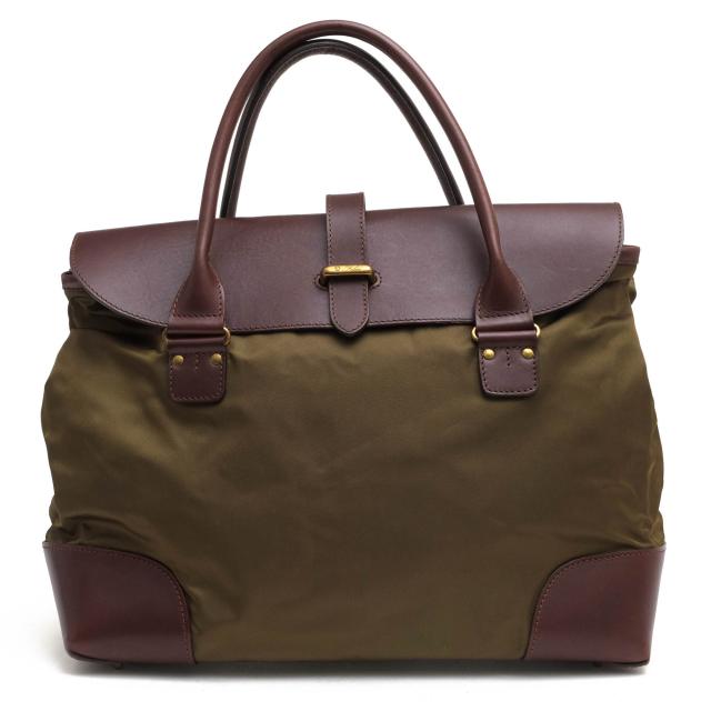 ○フェリージ Felisi Country Style 伊リモンタ社ナイロン バケッタレザー 牛革 ビジネスバッグ 16/2/DS+VT フラップ式 メンズ 【  中古