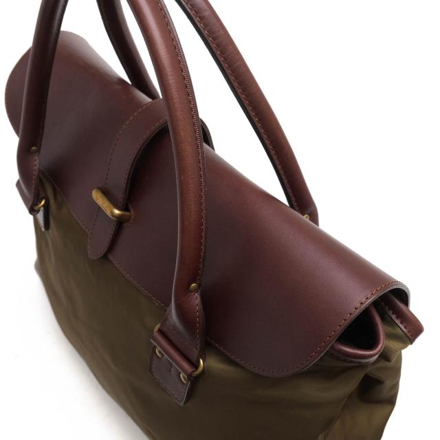 ○フェリージ Felisi Country Style 伊リモンタ社ナイロン バケッタレザー 牛革 ビジネスバッグ 16/2/DS+VT フラップ式 メンズ 【  中古